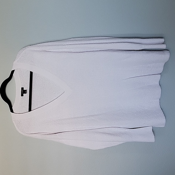 Halogen Casual V neck white oversized sweater XXL - Picture 1 of 7
